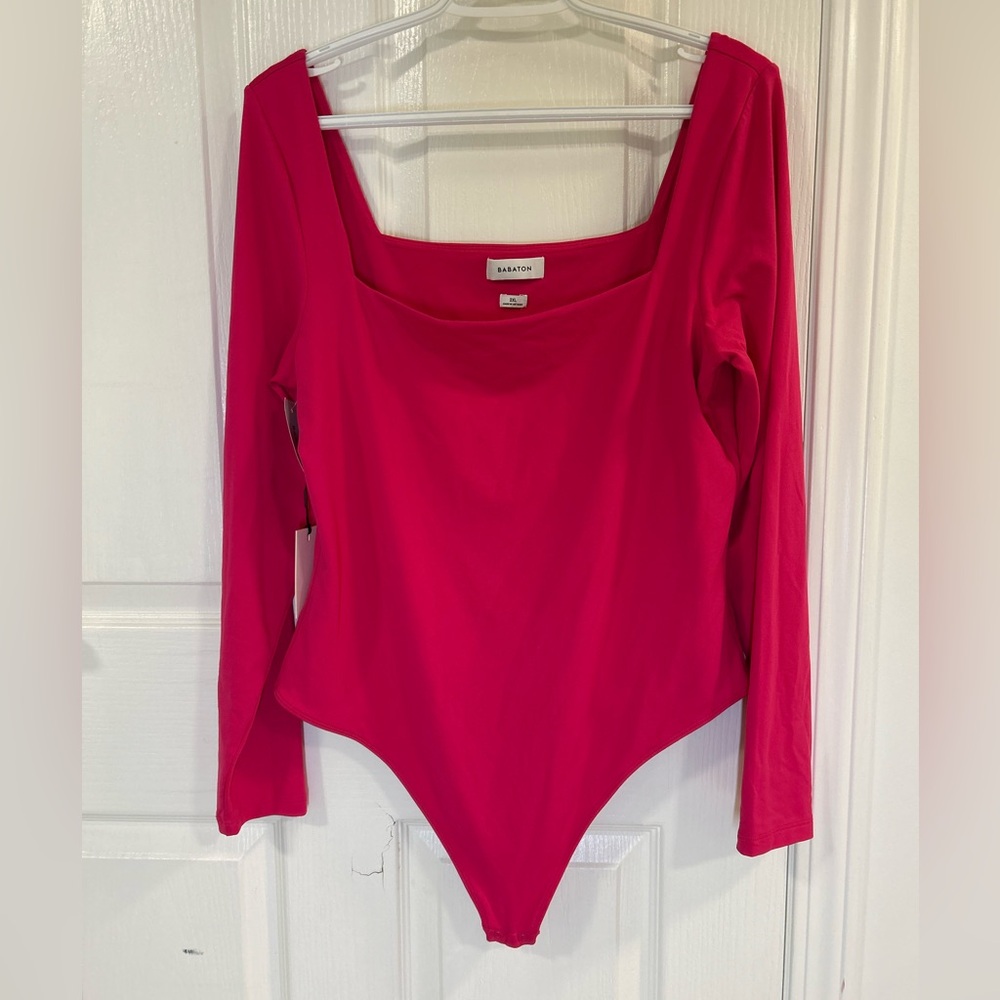 Hot Pink Aritzia Bodysuit- never worn